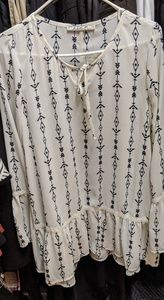 Never worn Black and White Chloe shirt